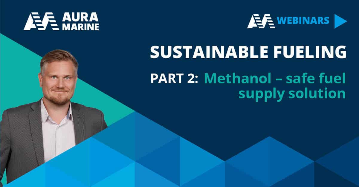Tuomas Häkkinen in Auramarine methanol webinar