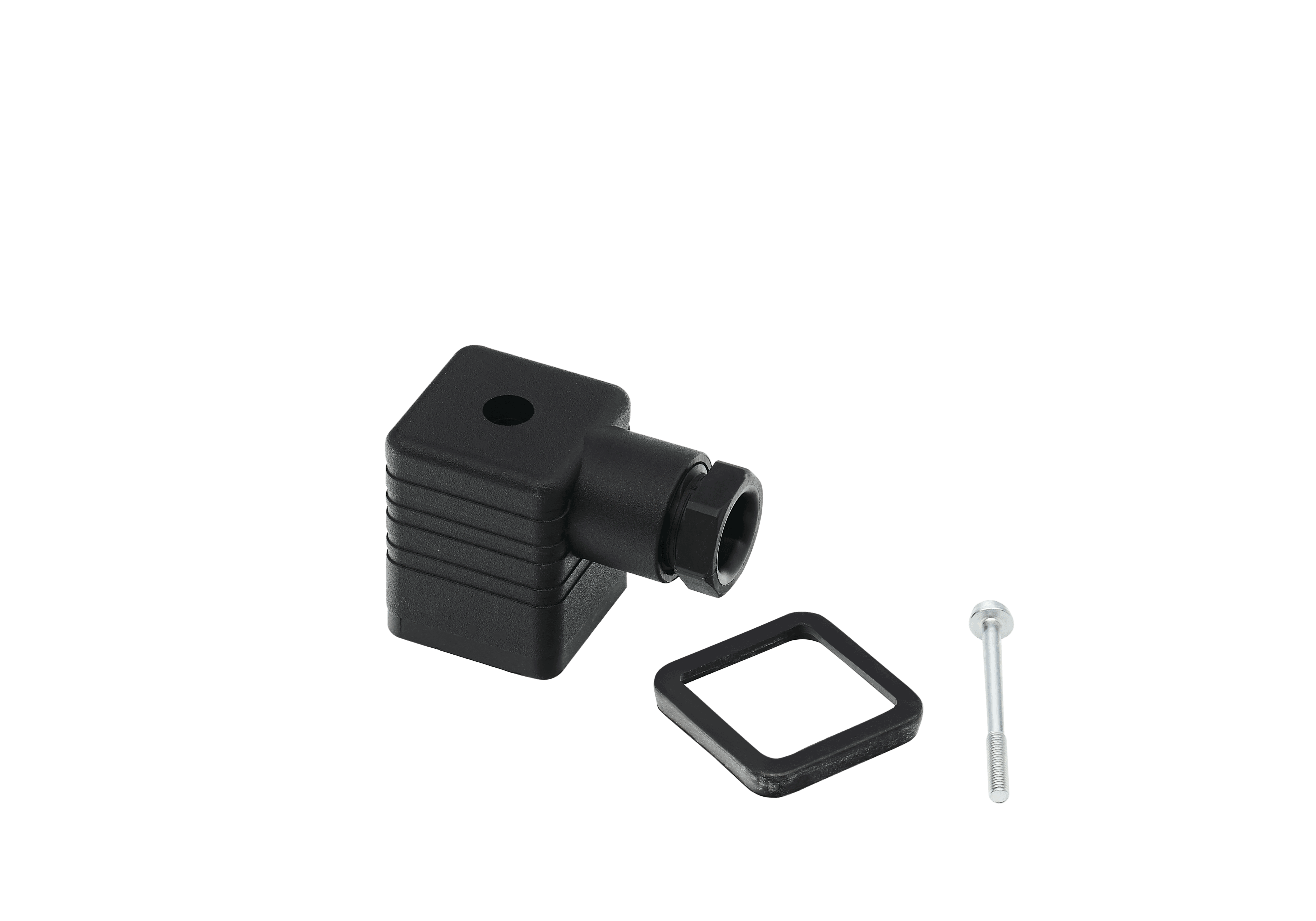 Connector plug for solenoid valve