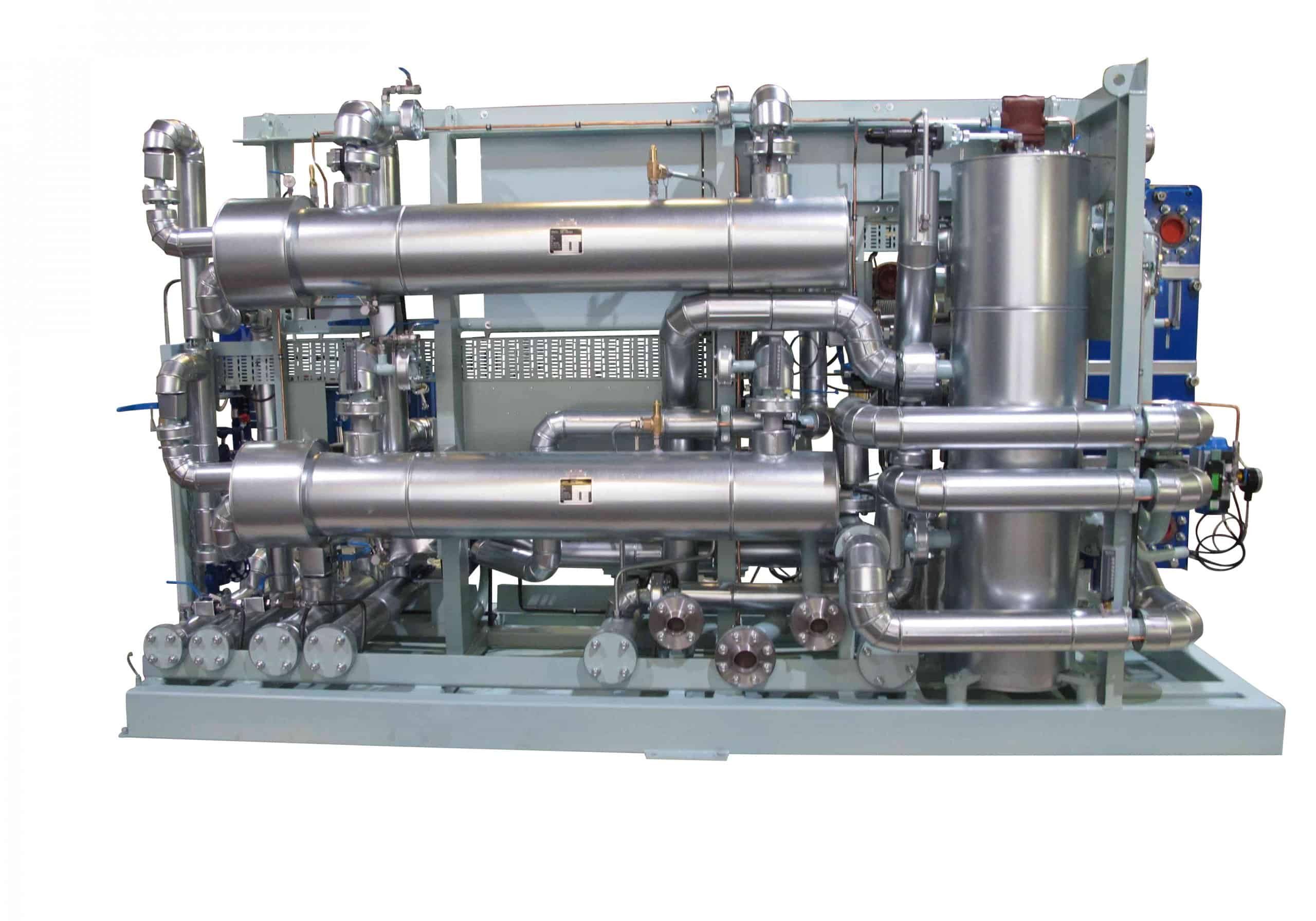 Heat exchanger tube steam