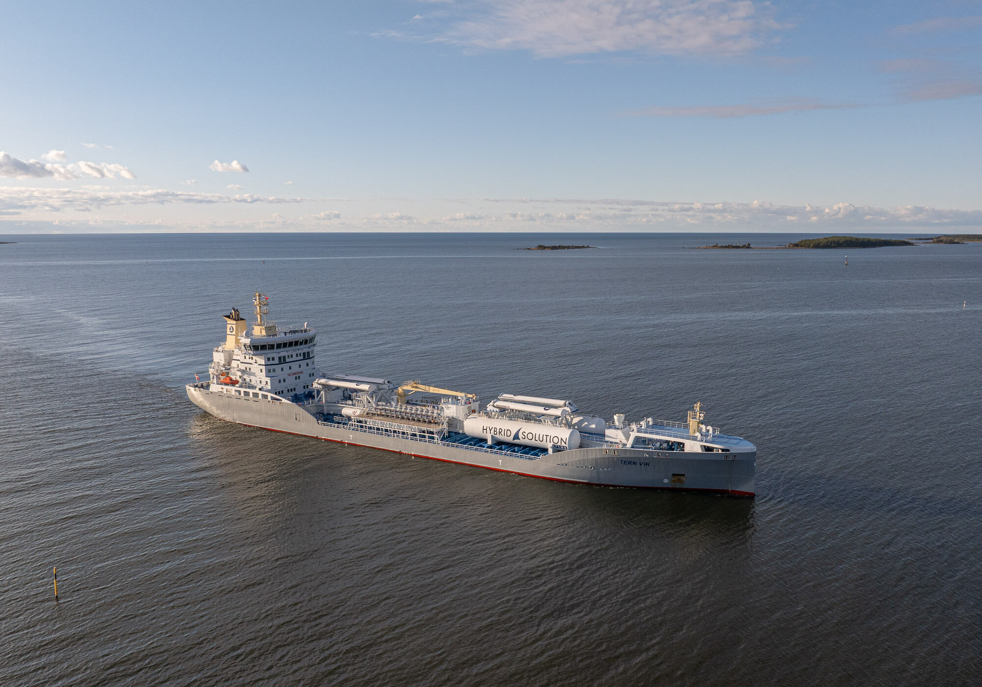 Aurmarine methanol fuel supply system at Tern Vik